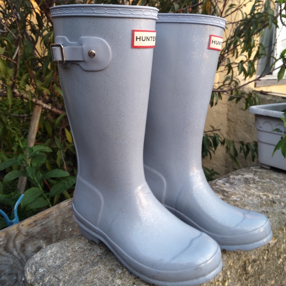 Hunter Kids Glitter Boots